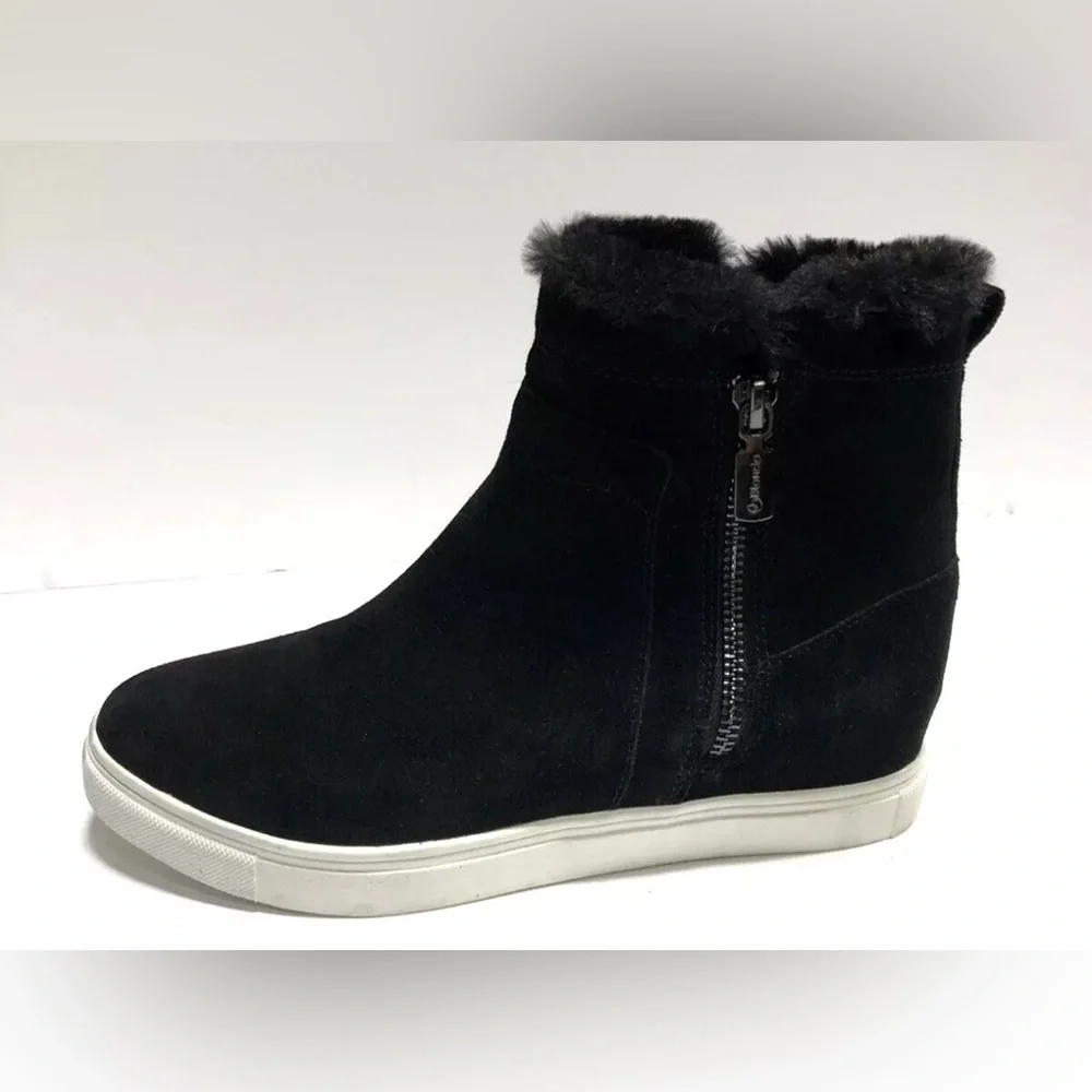 Blondo Glade Womens Waterproof Bootie Black Size 6.5 M